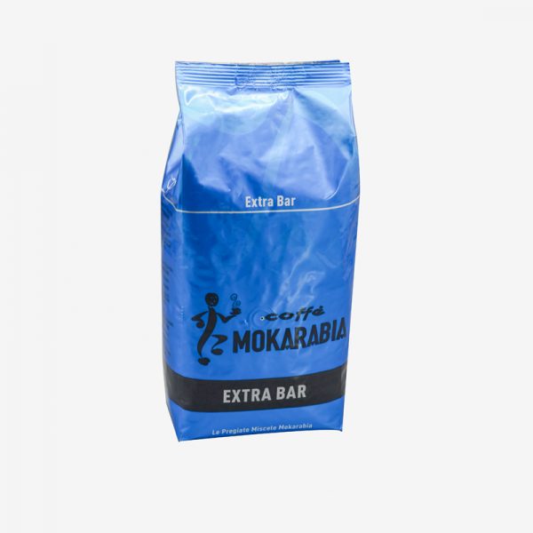 دانه قهوه ایتالیایی موکارابیا آبی Extra Bar