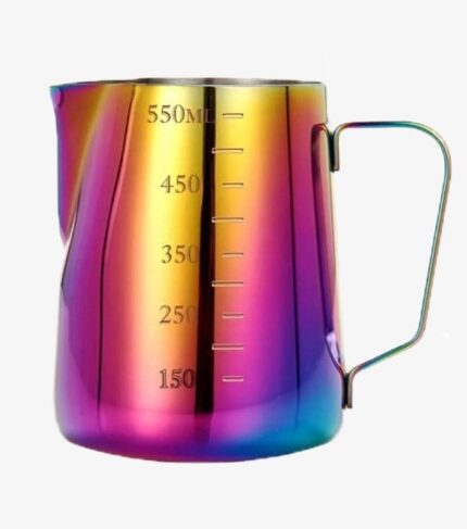 Pitcher of seven colors of steel 550 ml code A 1030352 - قهوه سالیز - کارخانه تولید قهوه | فروشنده قهوه سالیز و لوازم کافی شاپ